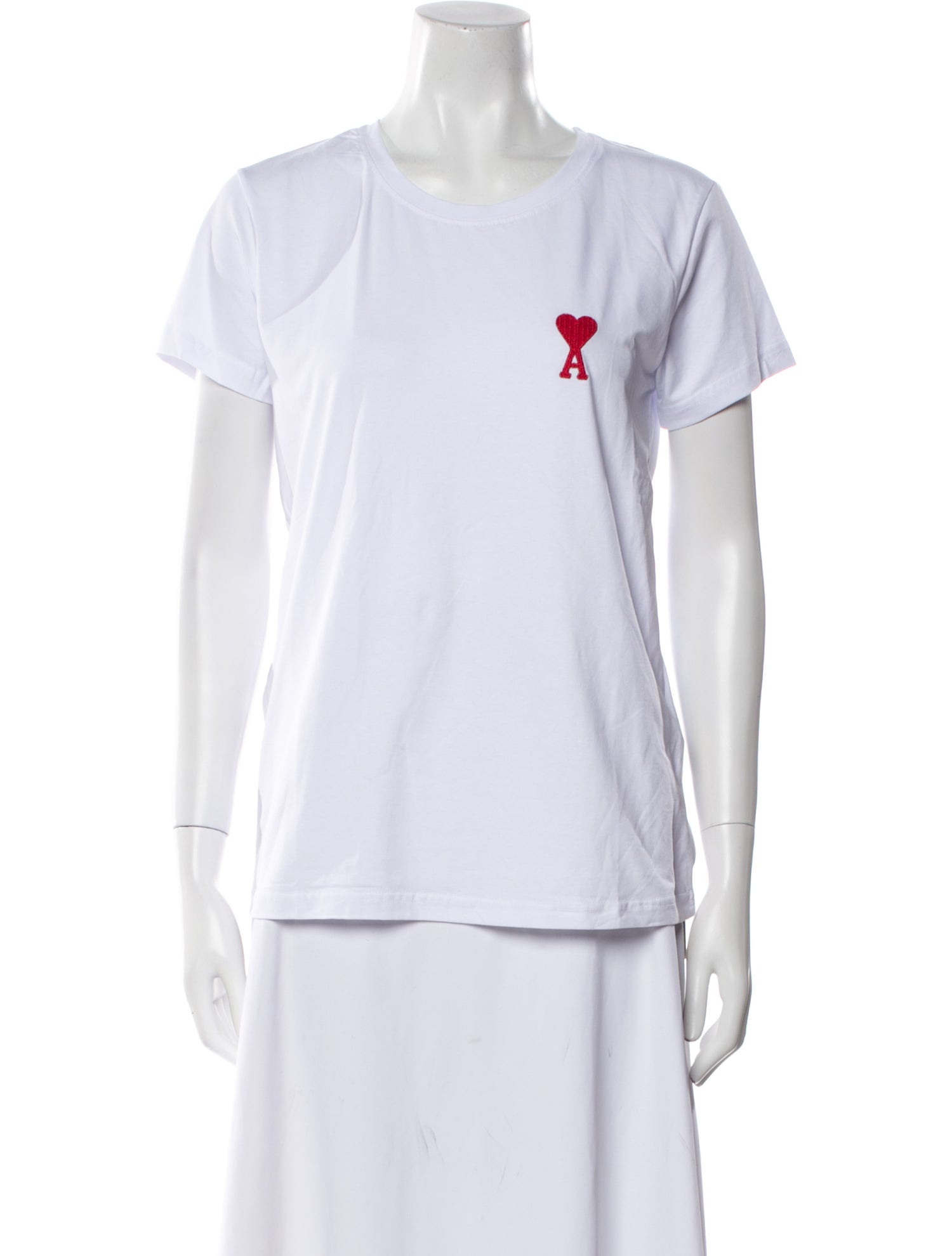 AMI Alexandre Mattiussi Graphic Print Crew Neck T-Shirt