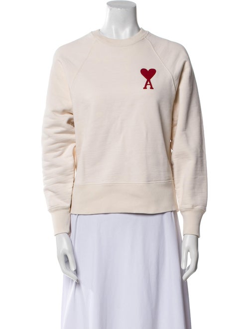 AMI Alexandre Mattiussi Graphic Print Crew Neck Sweatshirt