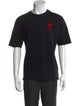 AMI Alexandre Mattiussi Graphic Print Crew Neck T-Shirt