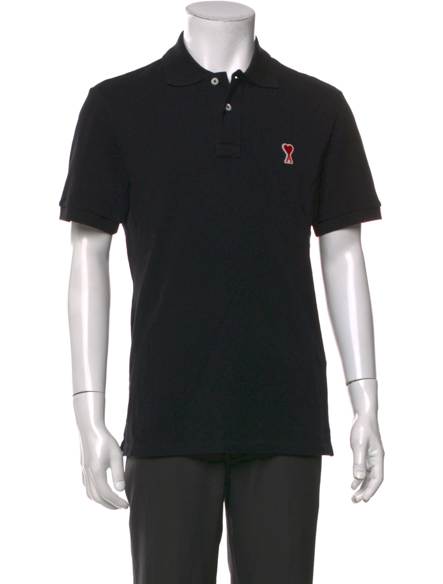 AMI Alexandre Mattiussi Crew Neck Short Sleeve Polo Shirt