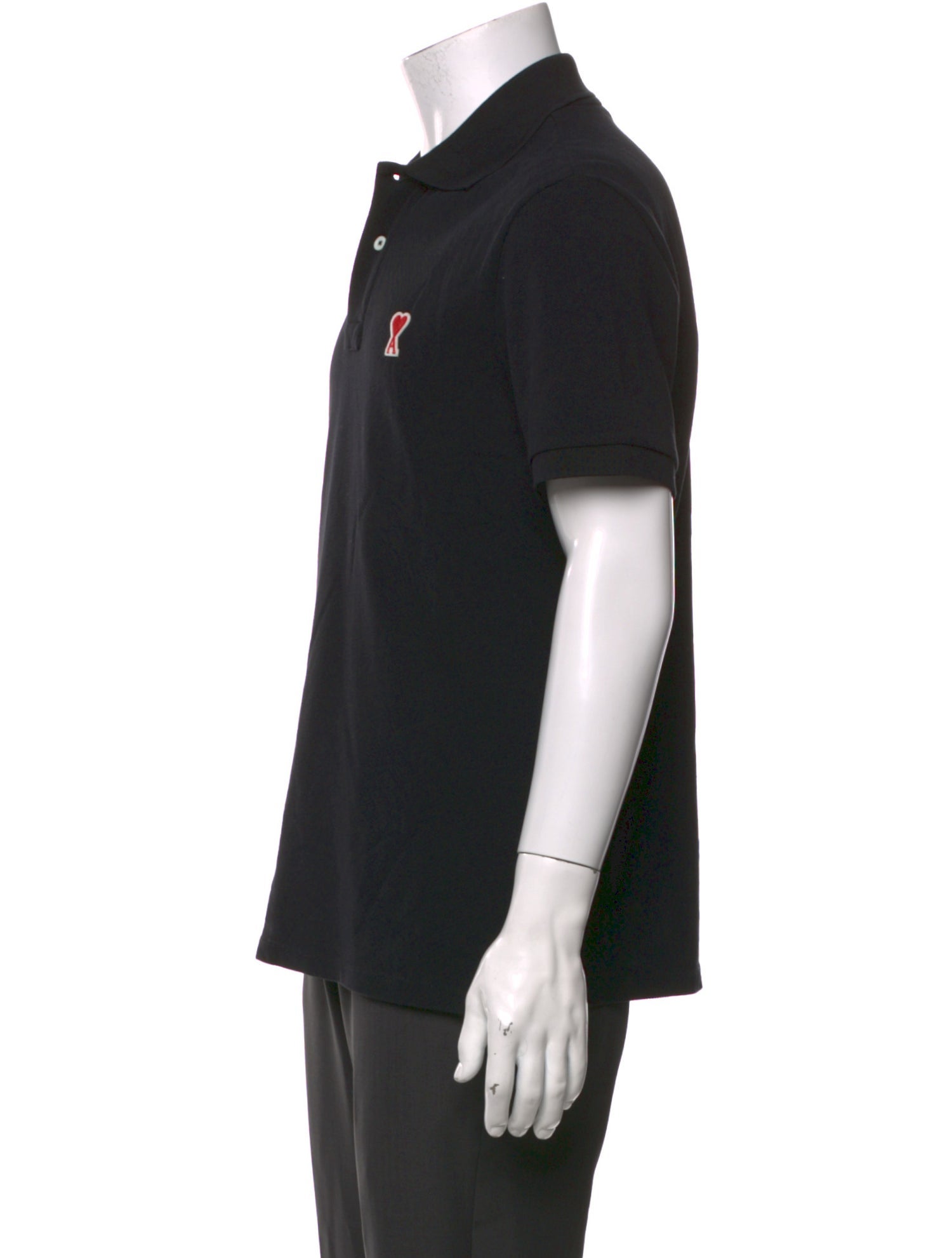 AMI Alexandre Mattiussi Crew Neck Short Sleeve Polo Shirt
