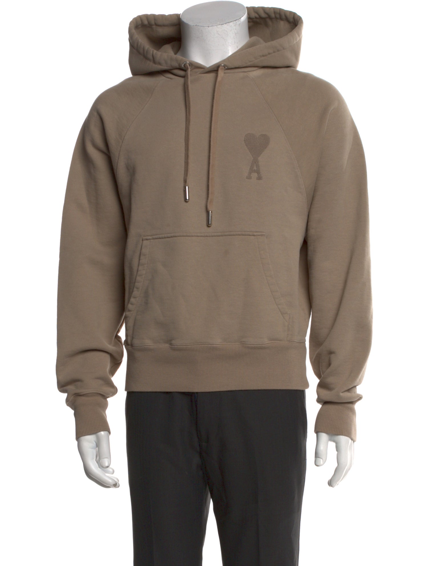 AMI Alexandre Mattiussi Graphic Print Crew Neck Hoodie