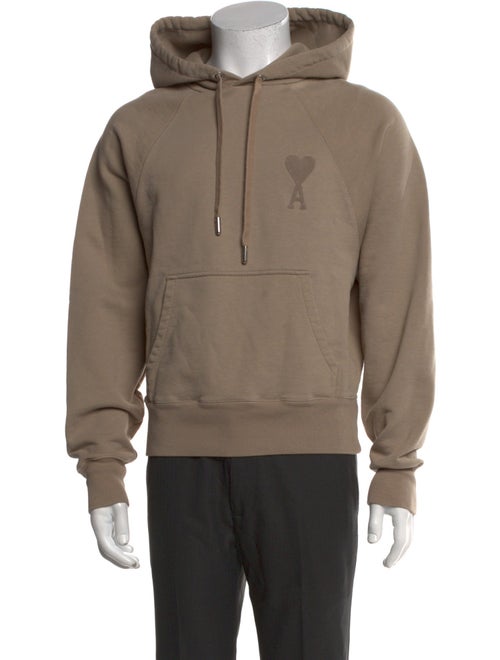 AMI Alexandre Mattiussi Graphic Print Crew Neck Hoodie