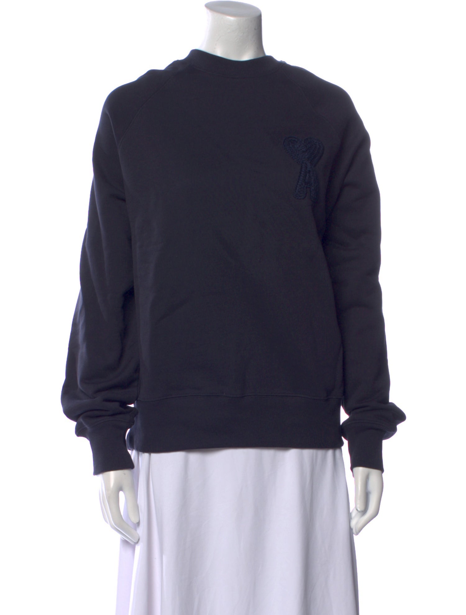 AMI Alexandre Mattiussi Crew Neck Long Sleeve Sweatshirt