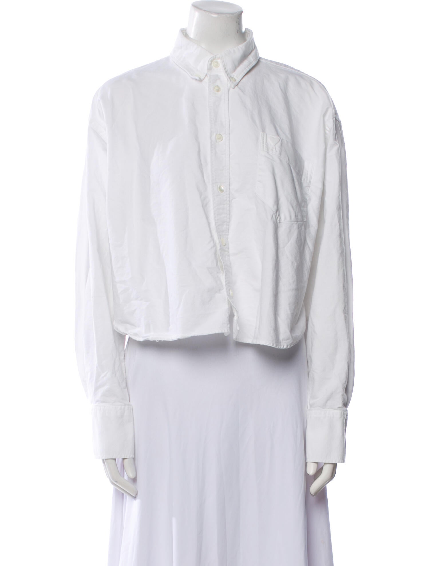 AMI Alexandre Mattiussi Long Sleeve Button-Up Top