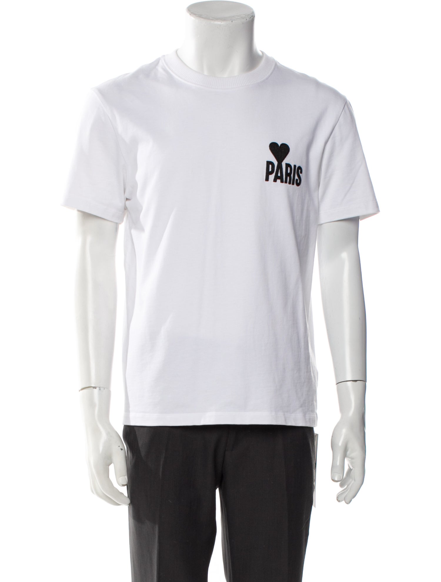 AMI Alexandre Mattiussi Graphic Print Crew Neck T-Shirt