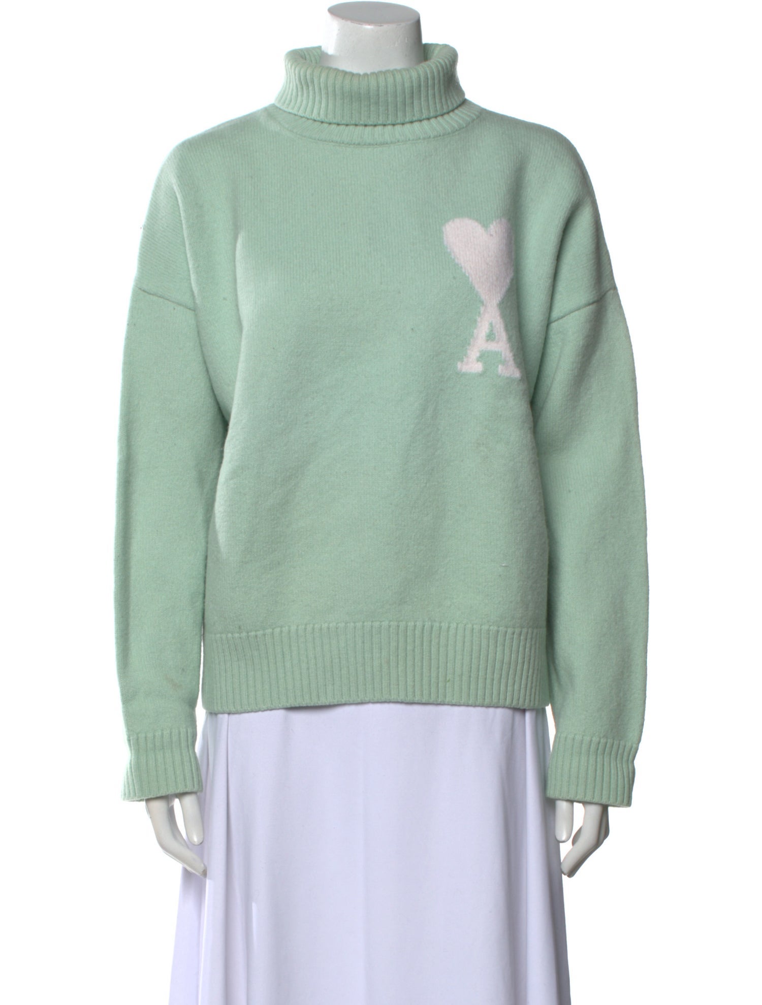 AMI Alexandre Mattiussi Merino Wool Turtleneck Sweater