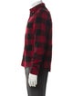 AMI Alexandre Mattiussi Wool Plaid Print Jacket
