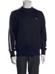 AMI Alexandre Mattiussi Mock Neck Long Sleeve Pullover