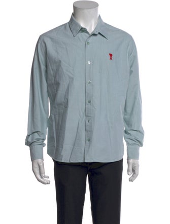 AMI Alexandre Mattiussi Long Sleeve Denim Shirt