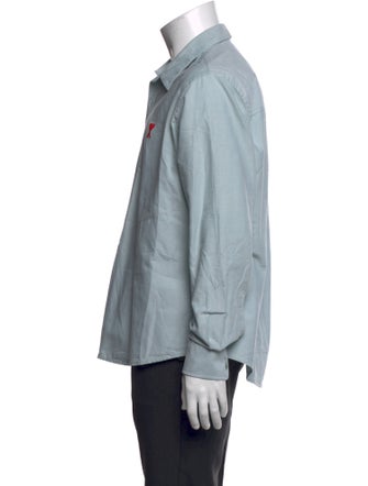 AMI Alexandre Mattiussi Long Sleeve Denim Shirt