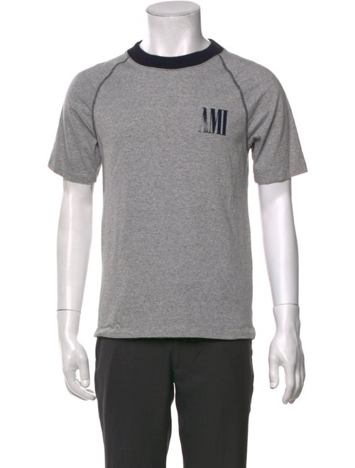 AMI Alexandre Mattiussi Graphic Print Crew Neck T-Shirt