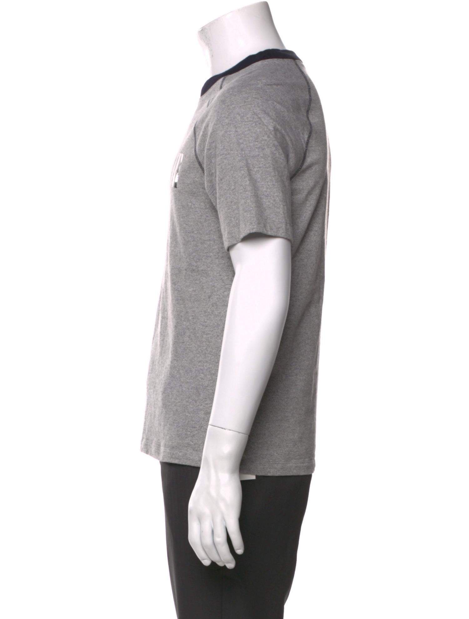 AMI Alexandre Mattiussi Graphic Print Crew Neck T-Shirt