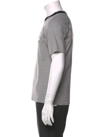 AMI Alexandre Mattiussi Graphic Print Crew Neck T-Shirt