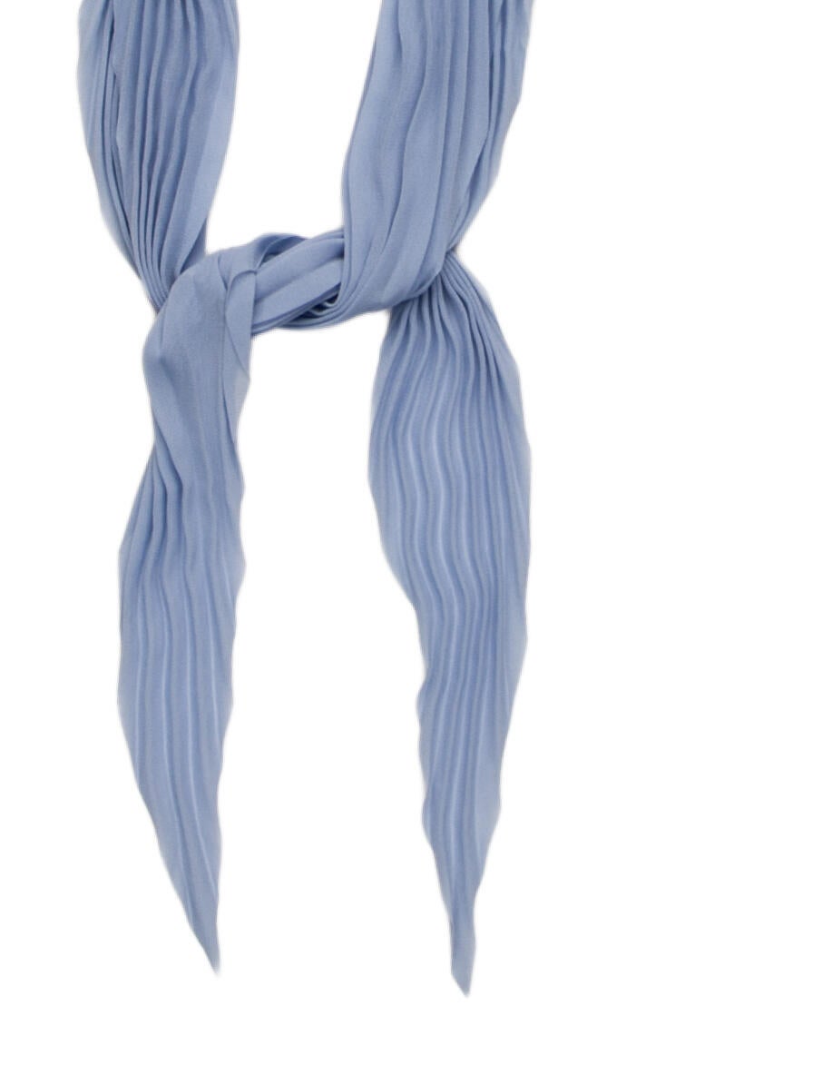 AMI Alexandre Mattiussi 'Pursuit of Happiness' Striped Harness Silk Scarf w/ Tags