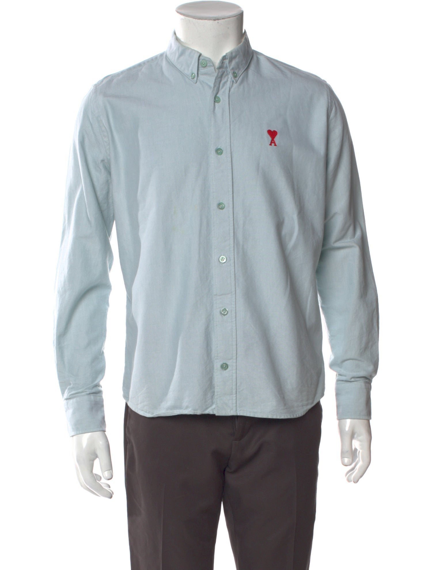 AMI Alexandre Mattiussi Long Sleeve Dress Shirt