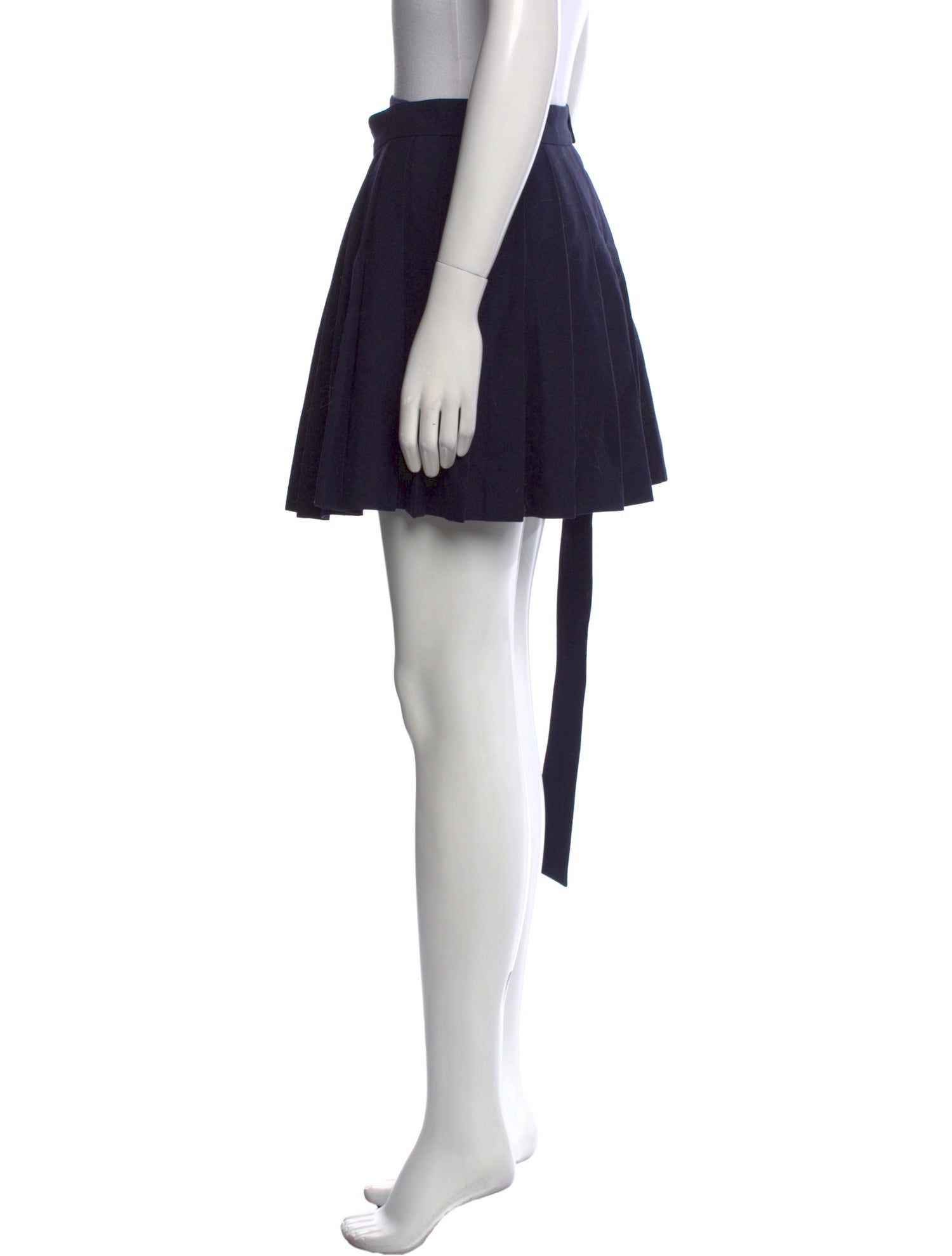 AMI Alexandre Mattiussi Virgin Wool Mini Skirt