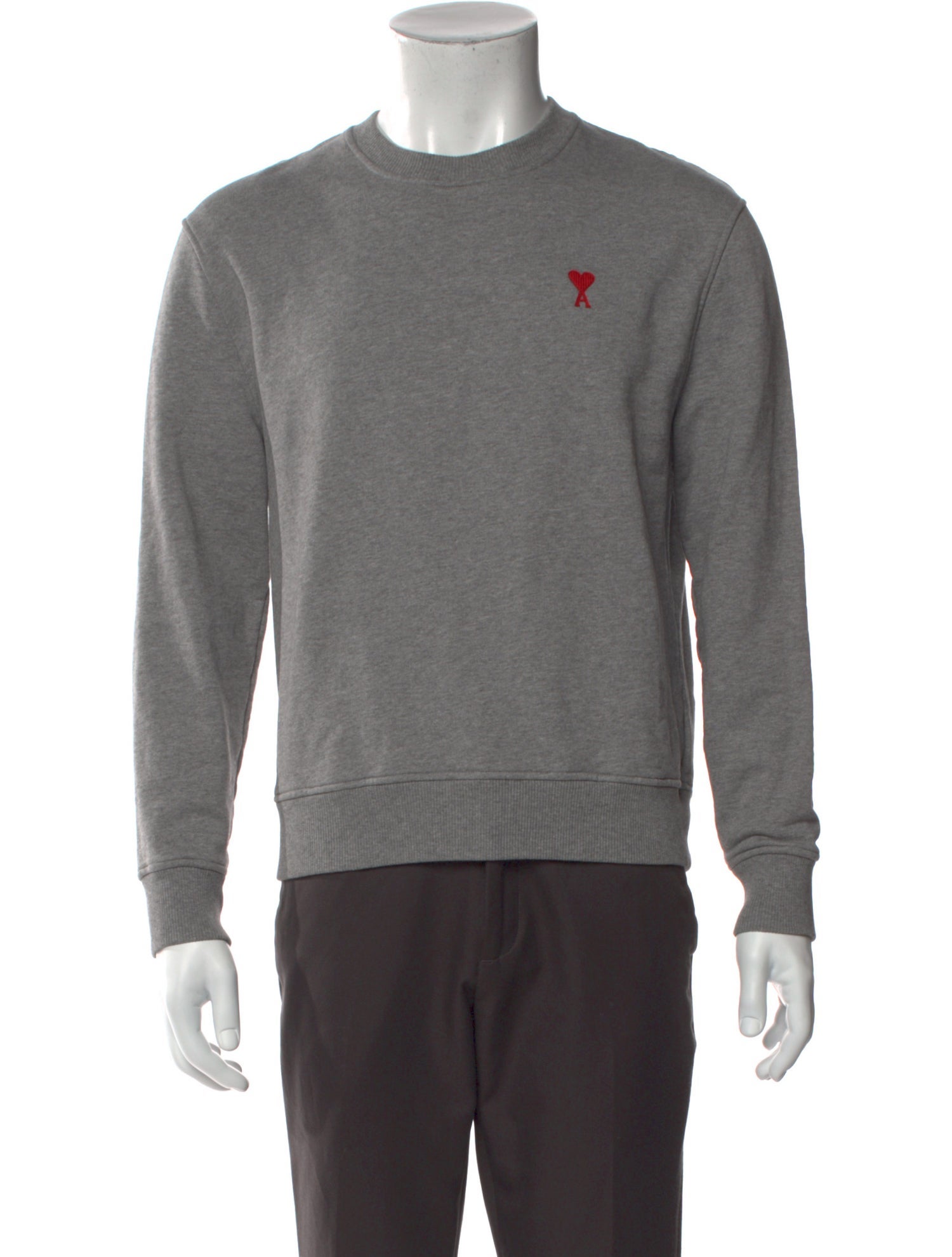 AMI Alexandre Mattiussi Crew Neck Long Sleeve Pullover