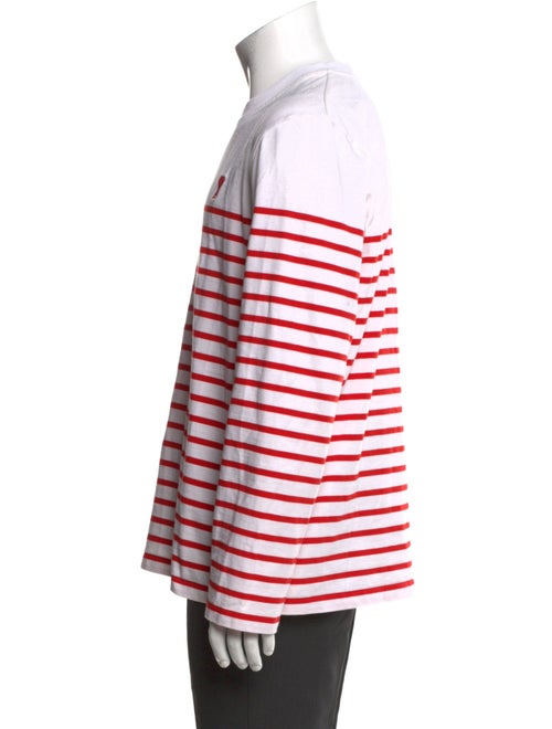 AMI Alexandre Mattiussi Striped Crew Neck T-Shirt