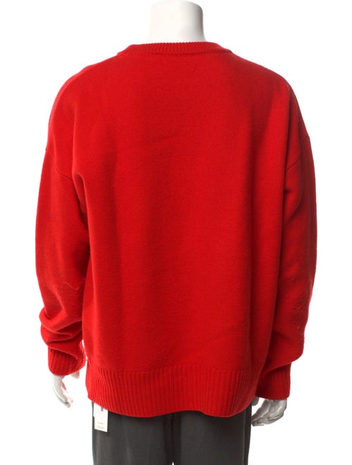 AMI Alexandre Mattiussi Virgin Wool Graphic Print Pullover