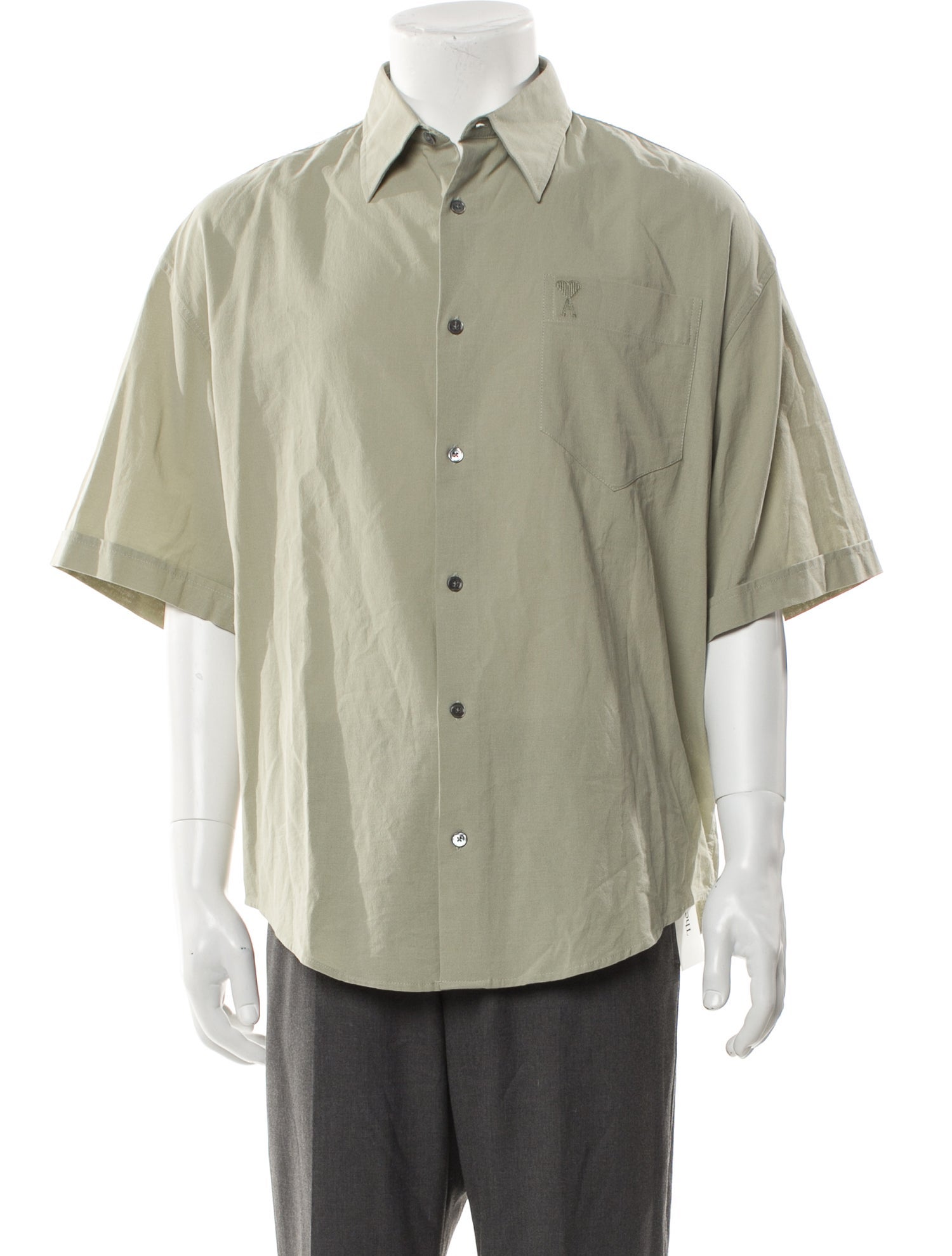 AMI Alexandre Mattiussi Three-Quarter Sleeve Shirt