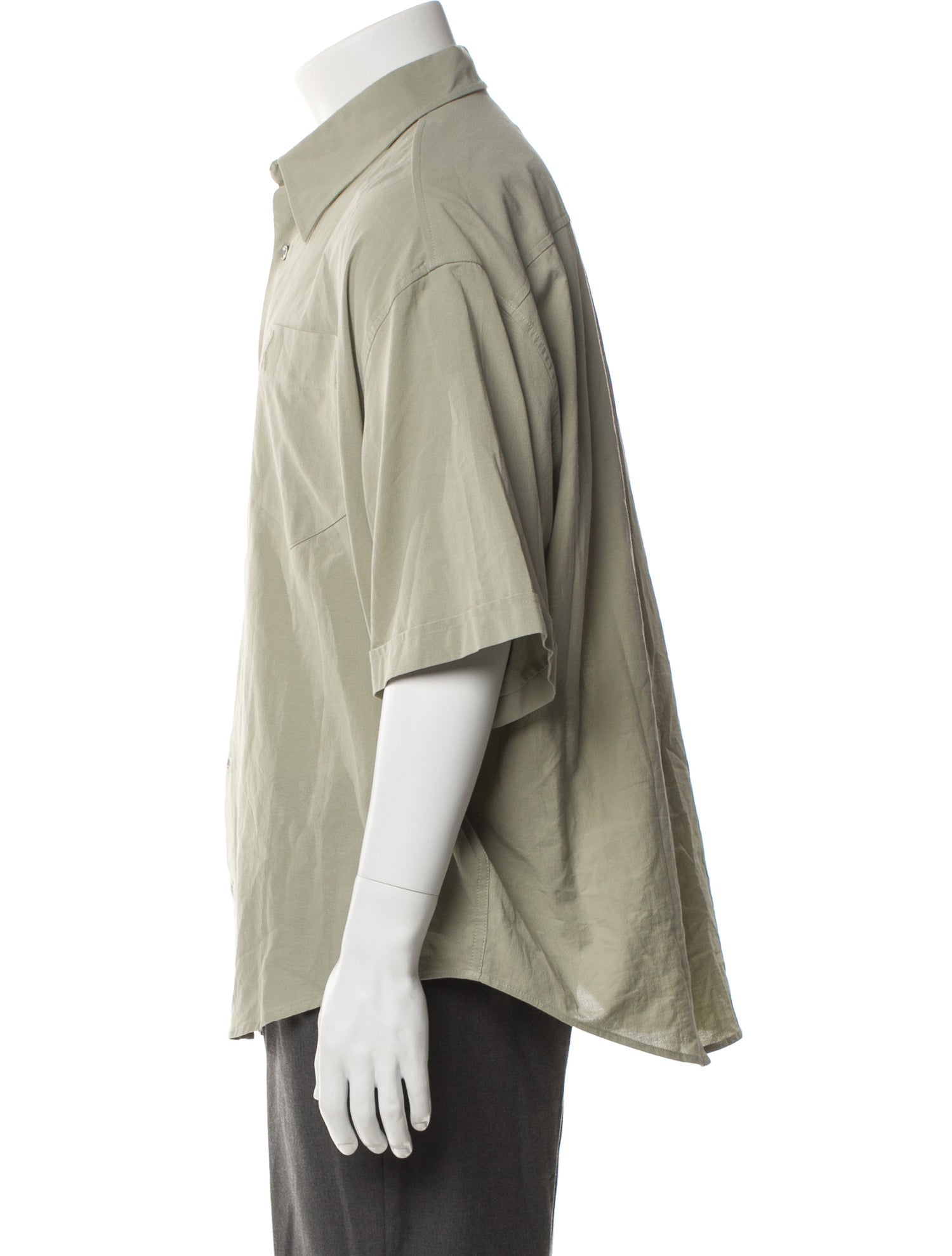 AMI Alexandre Mattiussi Three-Quarter Sleeve Shirt