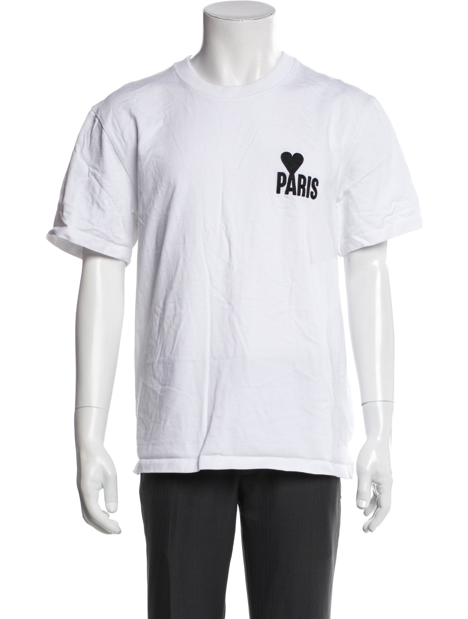 AMI Alexandre Mattiussi Graphic Print Crew Neck T-Shirt