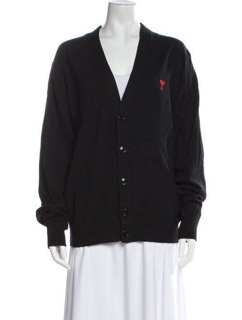 AMI Alexandre Mattiussi Merino Wool V-Neck Sweater