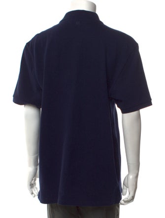 AMI Alexandre Mattiussi Collar Short Sleeve Polo Shirt