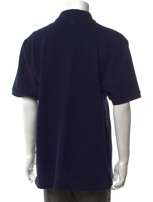 AMI Alexandre Mattiussi Collar Short Sleeve Polo Shirt
