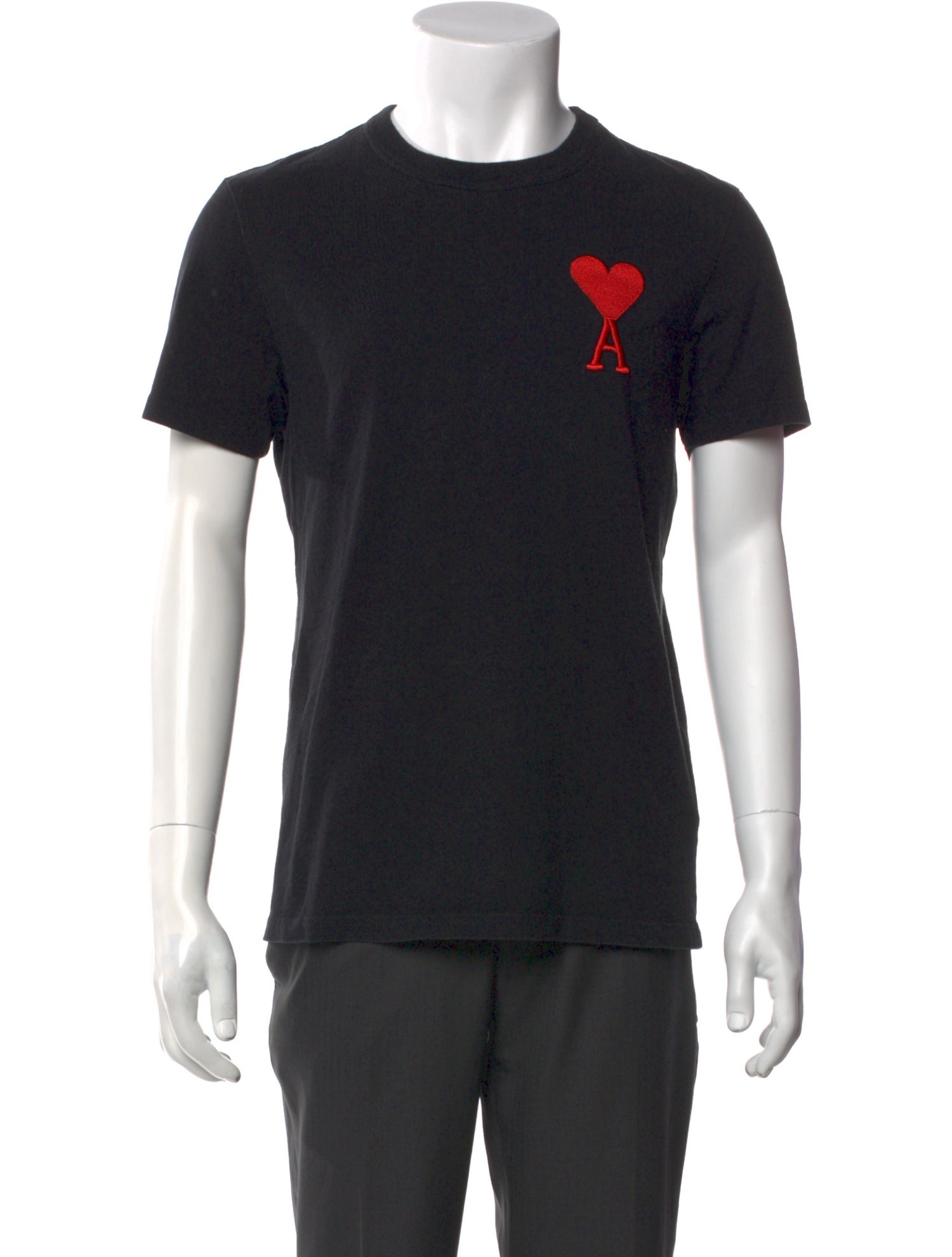 AMI Alexandre Mattiussi Graphic Print Crew Neck T-Shirt