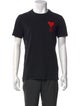 AMI Alexandre Mattiussi Graphic Print Crew Neck T-Shirt