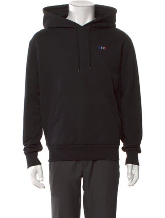 AMI Alexandre Mattiussi Graphic Print Crew Neck Hoodie