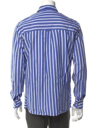 AMI Alexandre Mattiussi Striped Long Sleeve Shirt