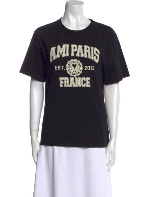AMI Alexandre Mattiussi Graphic Print Crew Neck T-Shirt