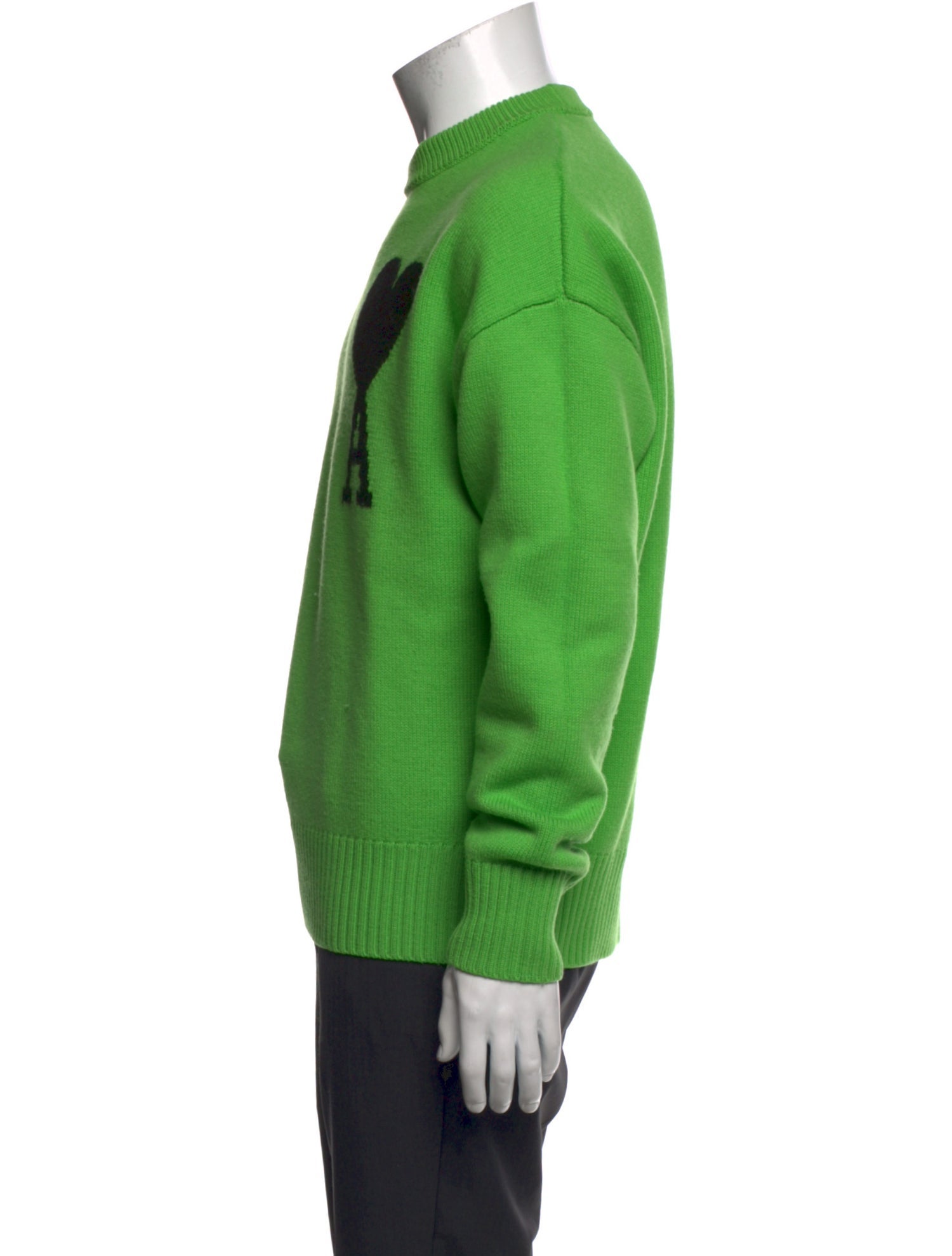 AMI Alexandre Mattiussi Virgin Wool Graphic Print Sweatshirt