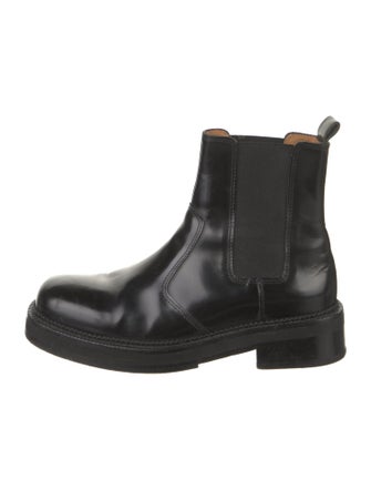 AMI Alexandre Mattiussi Leather Chelsea Boots