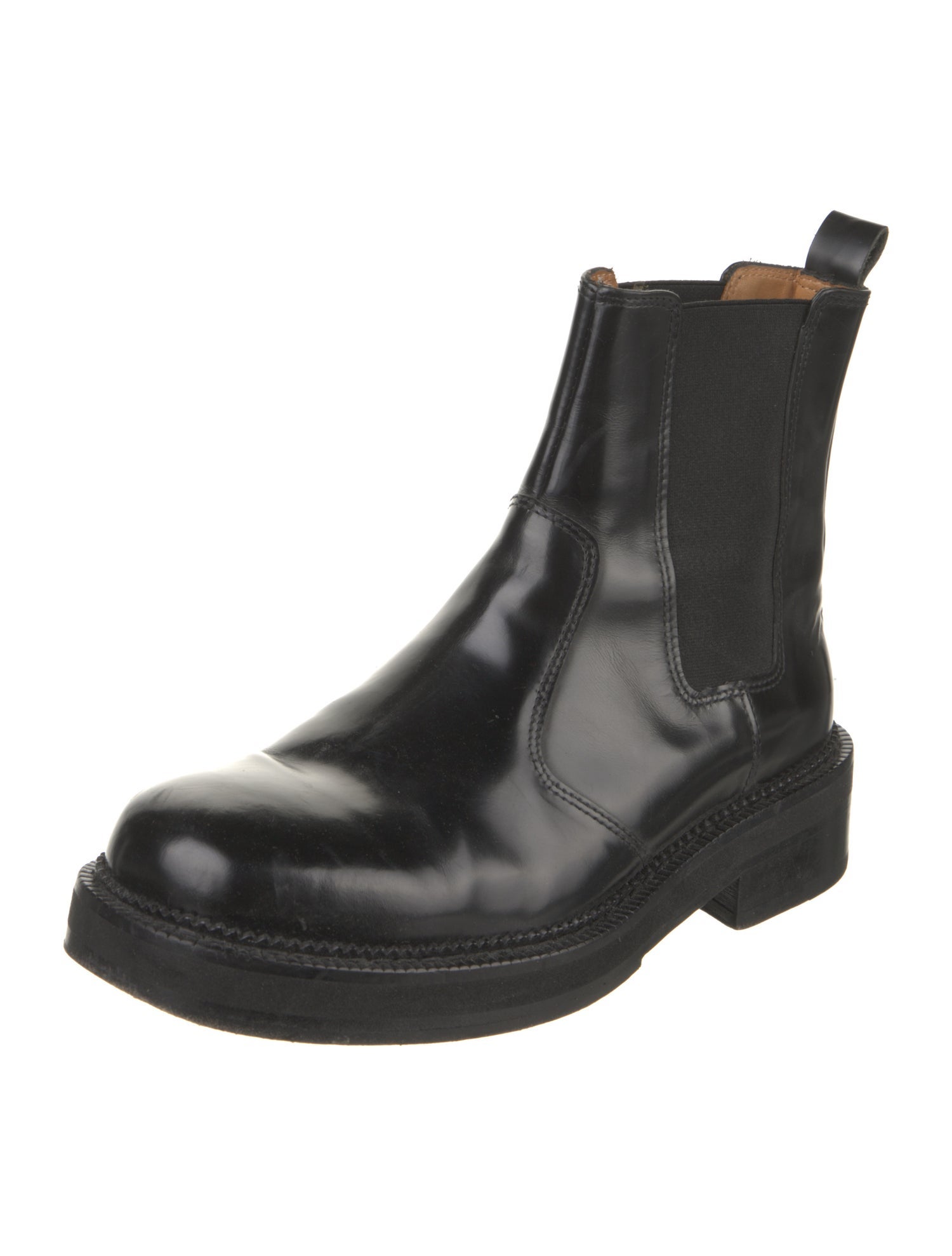 AMI Alexandre Mattiussi Leather Chelsea Boots