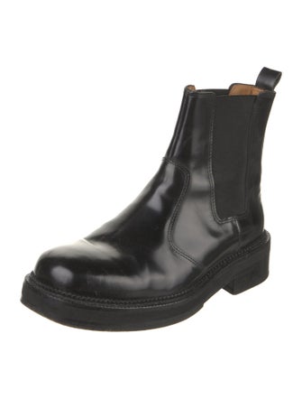 AMI Alexandre Mattiussi Leather Chelsea Boots