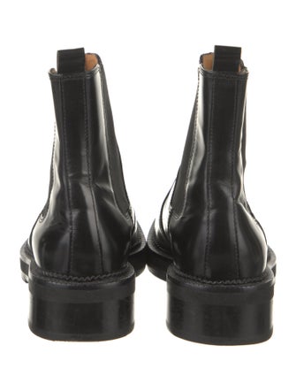AMI Alexandre Mattiussi Leather Chelsea Boots