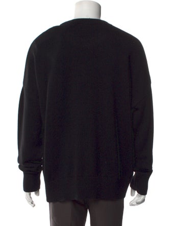 AMI Alexandre Mattiussi Merino Wool Graphic Print Pullover