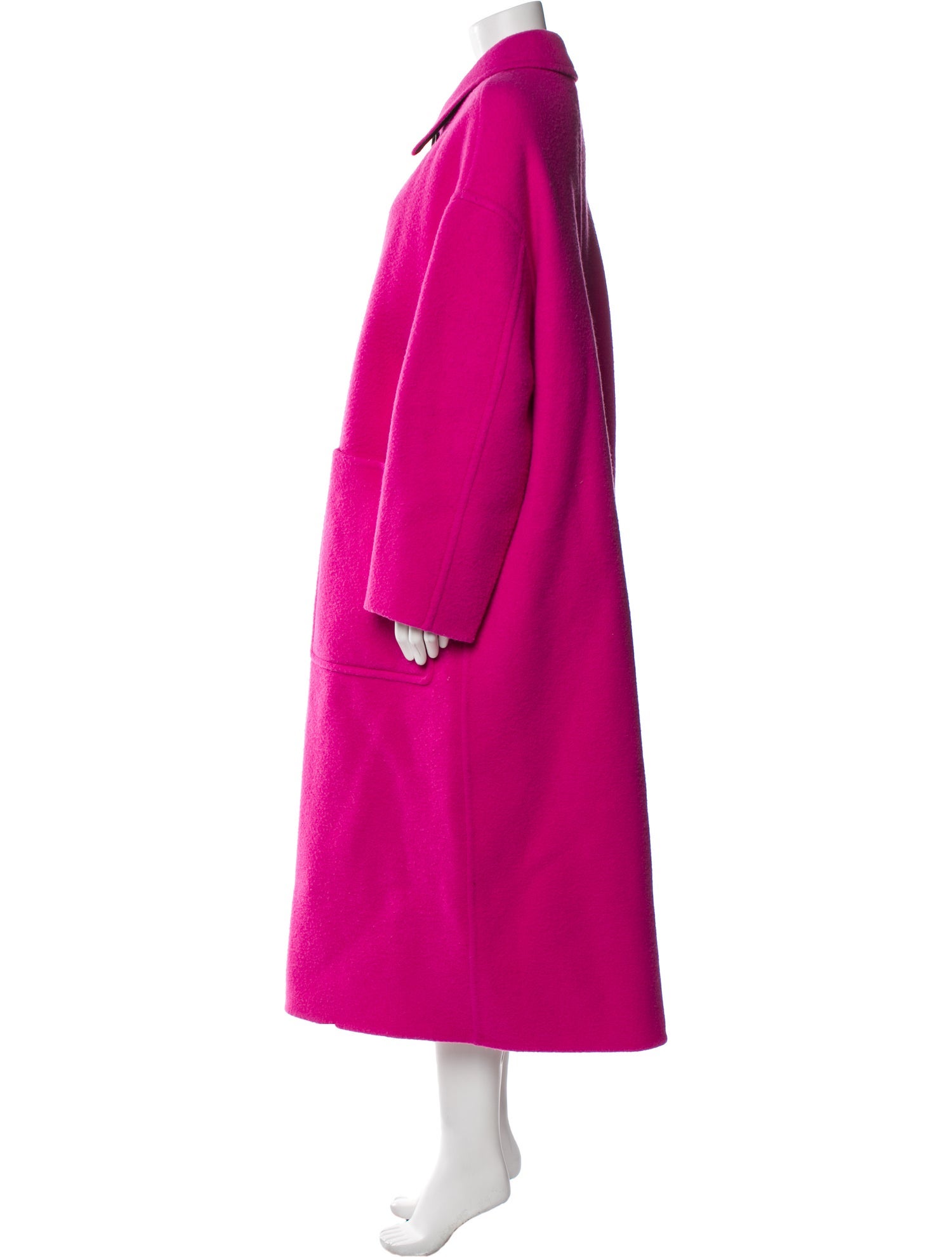 AMI Alexandre Mattiussi Wool Trench Coat