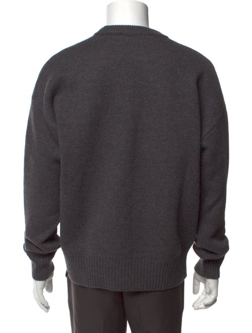 AMI Alexandre Mattiussi Virgin Wool Graphic Print Pullover