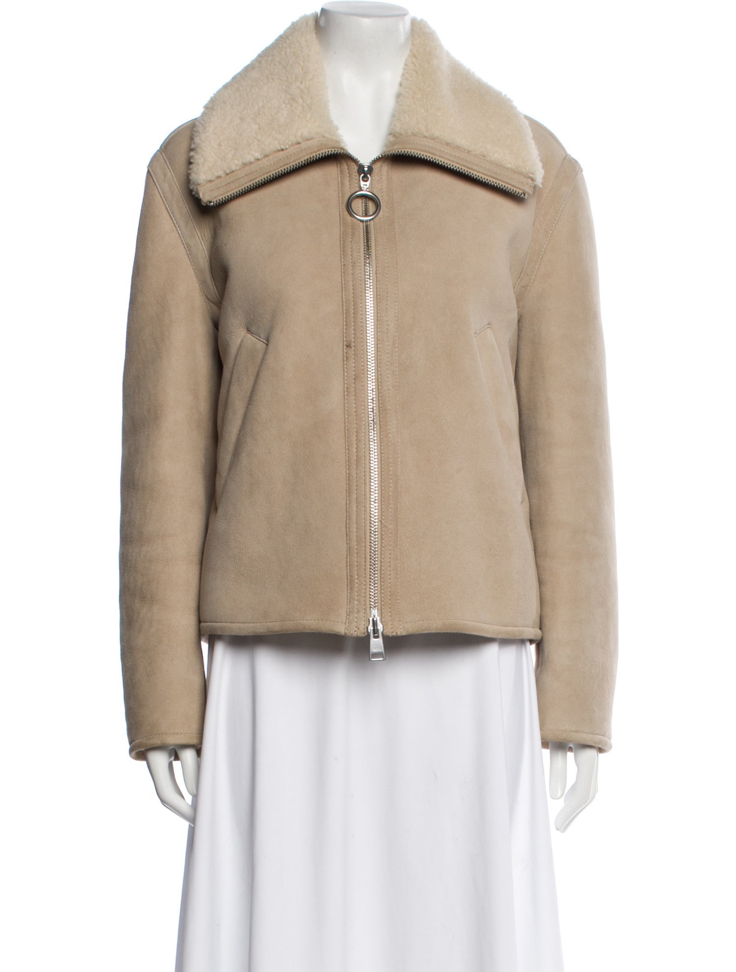 AMI Alexandre Mattiussi Shearling Fur Jacket