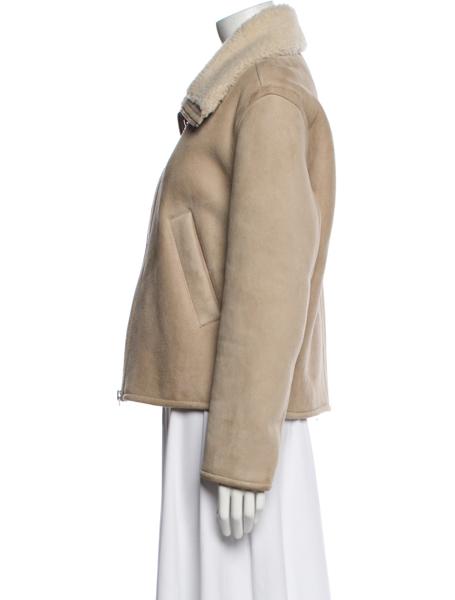 AMI Alexandre Mattiussi Shearling Fur Jacket