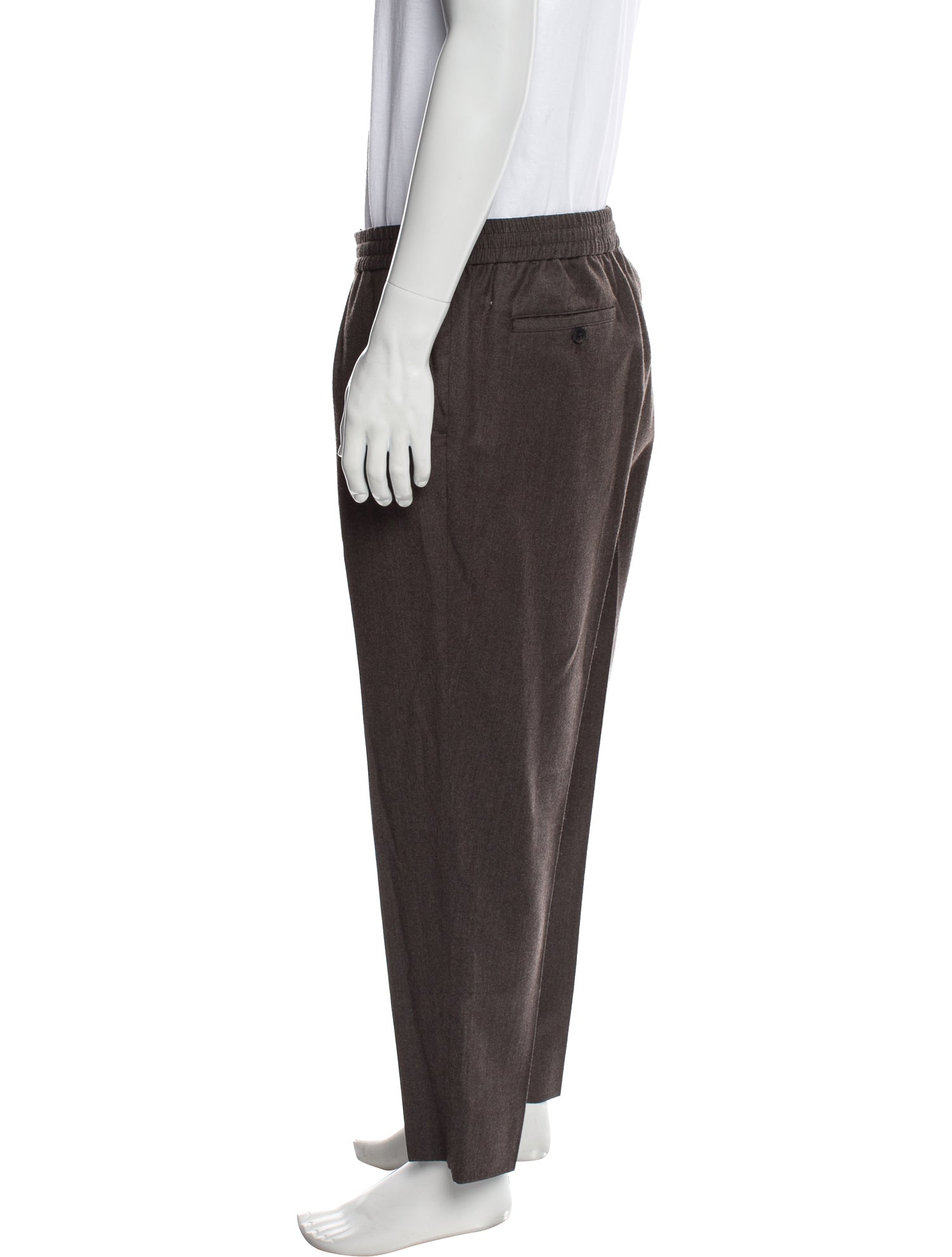 AMI Alexandre Mattiussi Virgin Wool Dress Pants