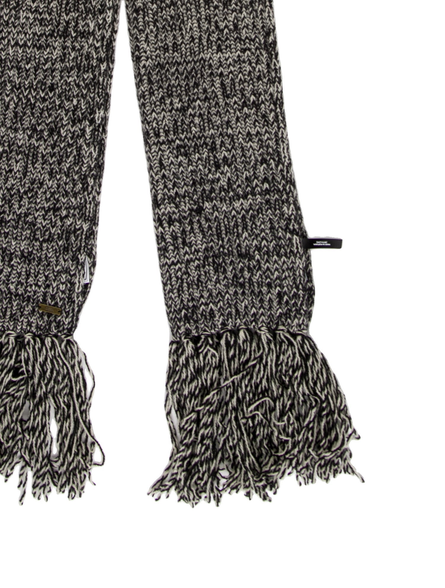 AMI Alexandre Mattiussi Wool Printed Scarf