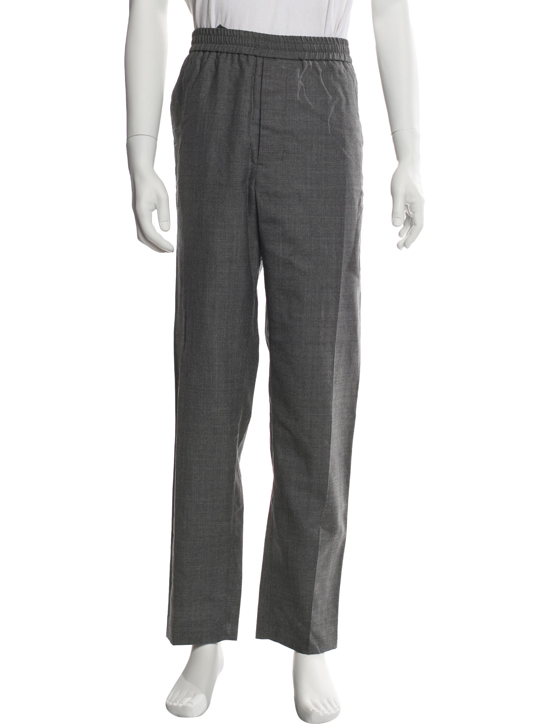 AMI Alexandre Mattiussi Wool Lounge Bottoms