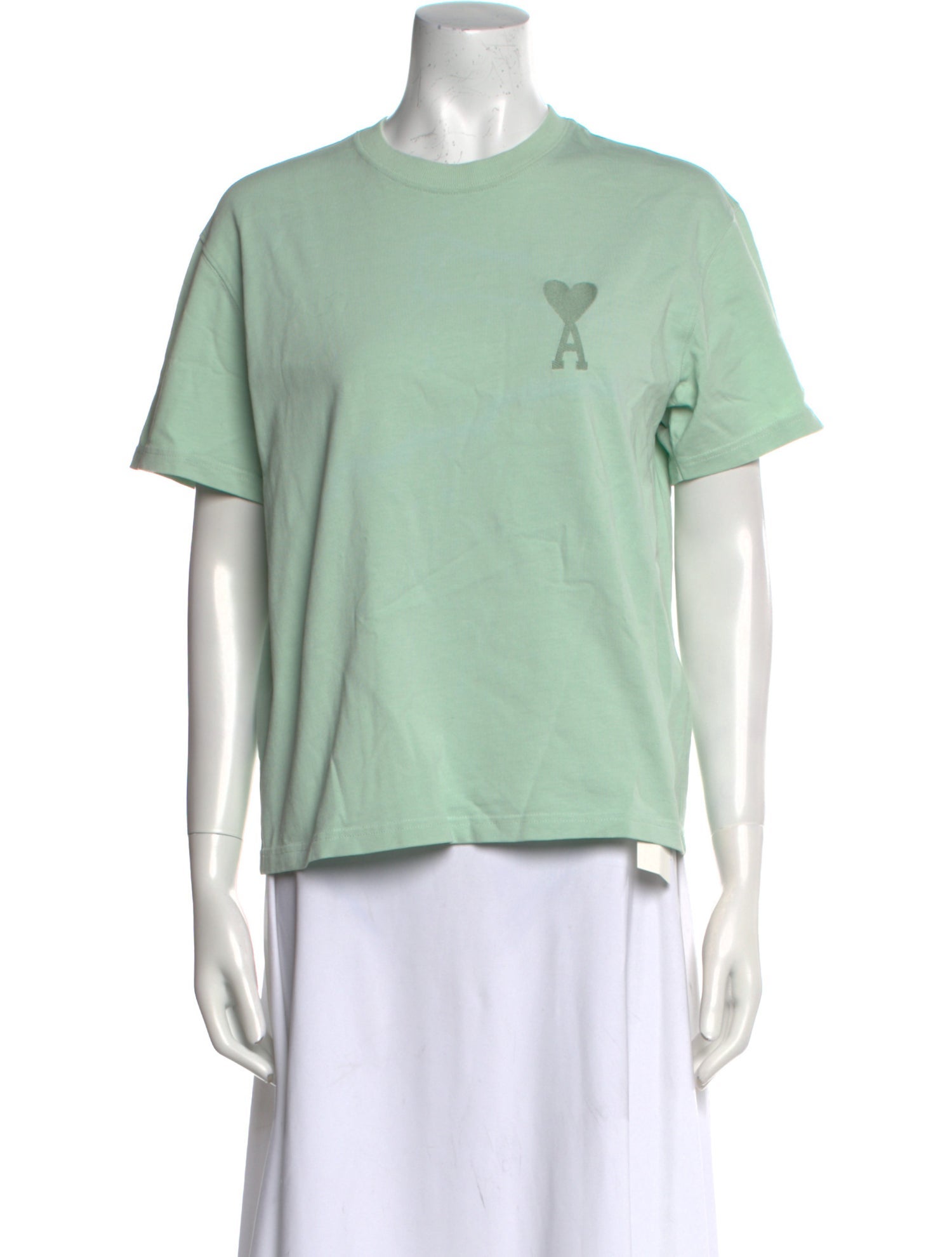 AMI Alexandre Mattiussi Graphic Print Crew Neck T-Shirt