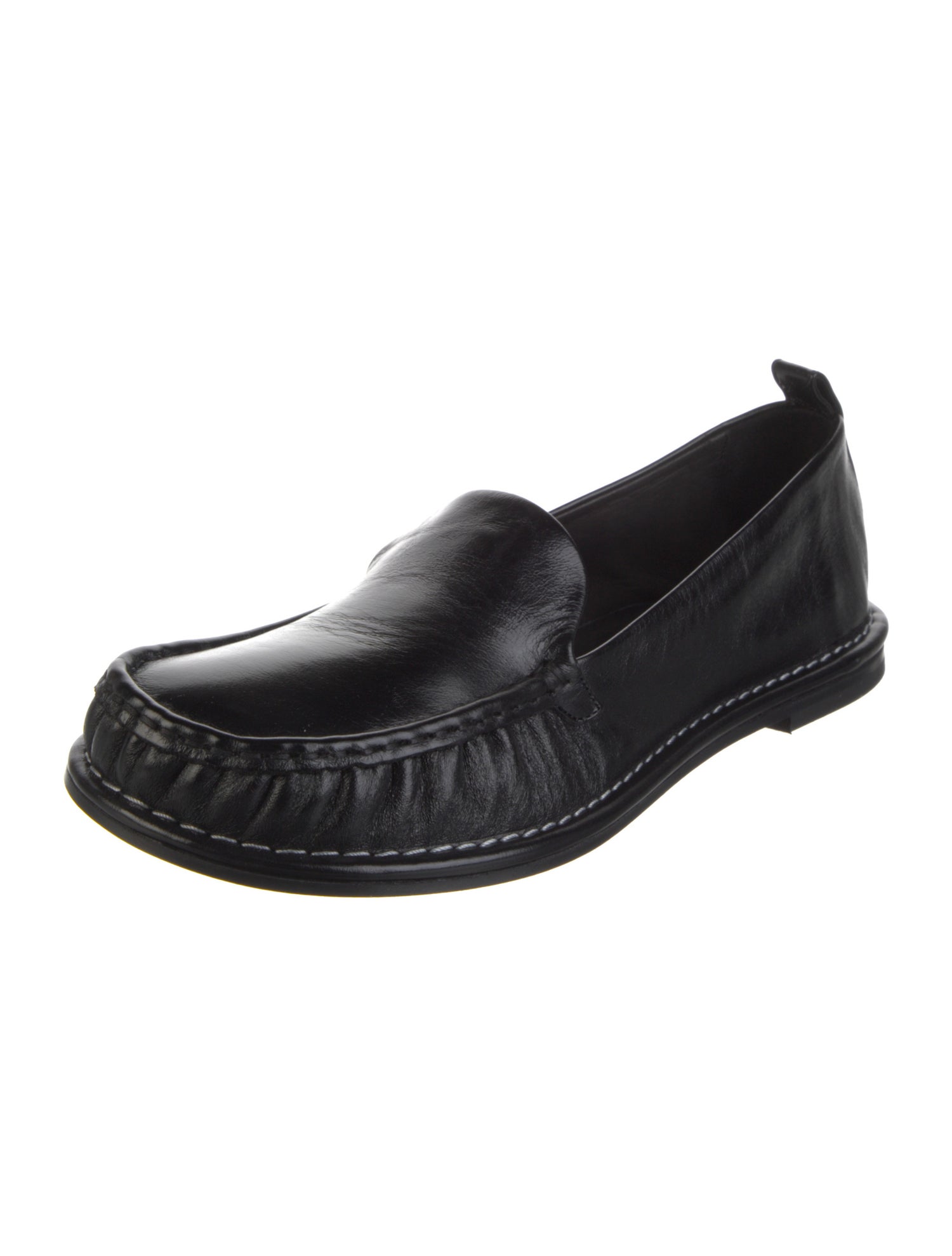 AMI Alexandre Mattiussi Leather Loafers